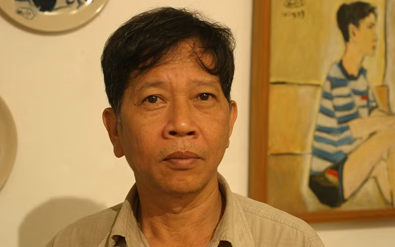 Cố nhà văn Nguyễn Huy Thiệp. Cố nhà văn Nguyễn Huy Thiệp.