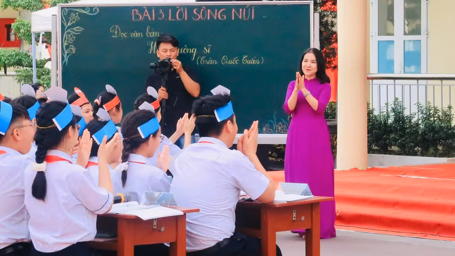 Chuyên đề Ngữ văn lớp 8 của Trường THCS Trần Phú, quận Kiến An được đánh giá cao.
