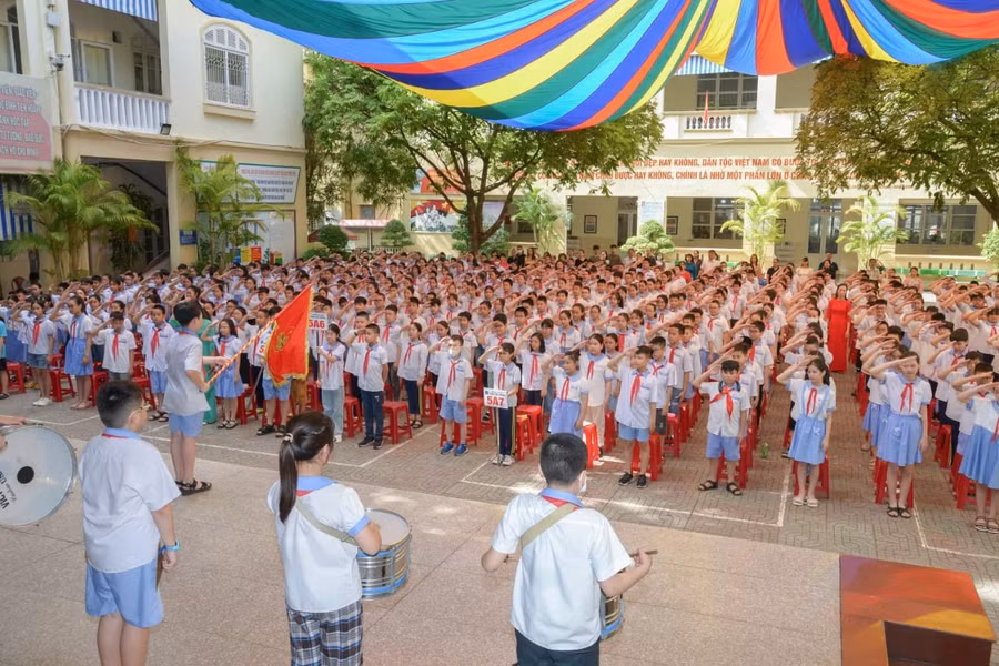 Các hoạt động phong trào của Trường Tiểu học Đinh Tiên Hoàng luôn sôi động, ý nghĩa.