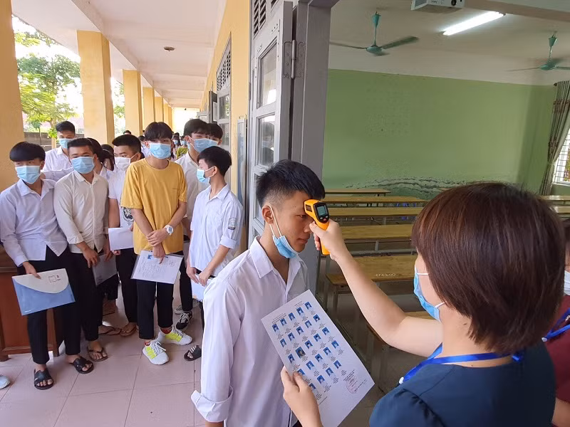 Thí sinh tham dự Kỳ thi tốt nghiệp THPT 2020. Ảnh: TG