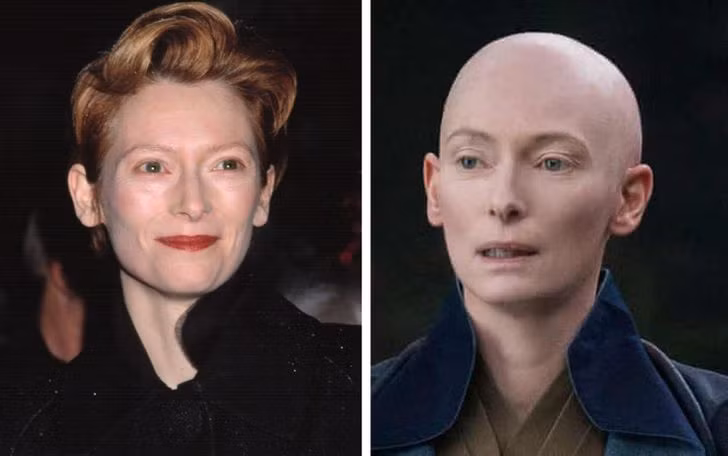Tilda Swinton xuống tóc để tham gia bộ phim Doctor Strange.