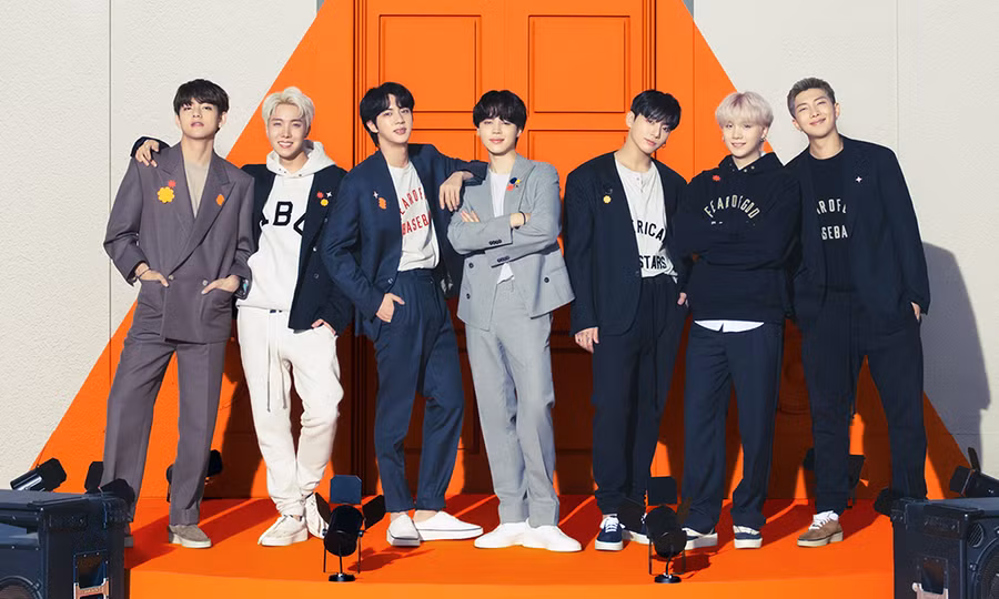 Nhóm nhạc BTS.