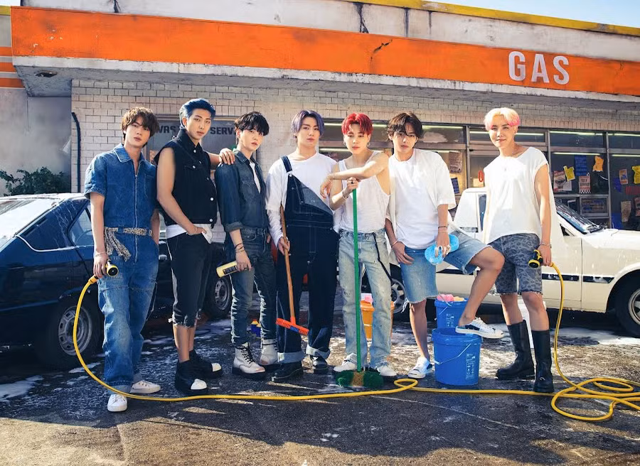 Nhóm nhạc BTS.