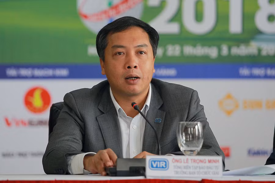 Ông Lê Trọng Minh – Tổng Biên tập Báo Đầu tư, Trưởng Ban Tổ chức giải - thông tin về giải đấu