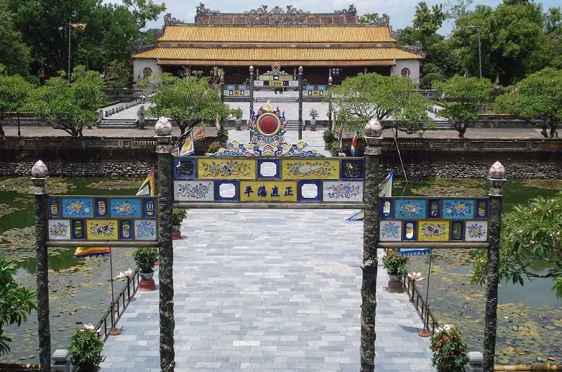 Điện Thái Hòa trong Kinh thành Huế.