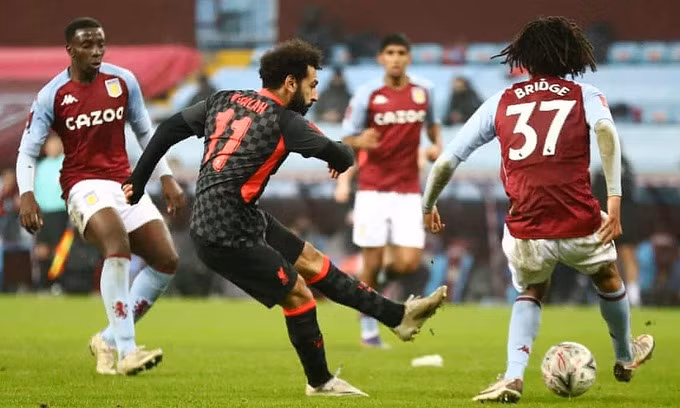 Bàn ấn định chiến thắng 4-1 của Salah cho “Lữ đoàn đỏ”.