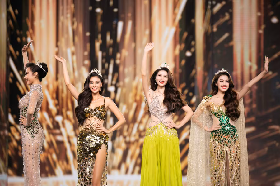 Bốn Á hậu Miss Grand Vietnam 2022.