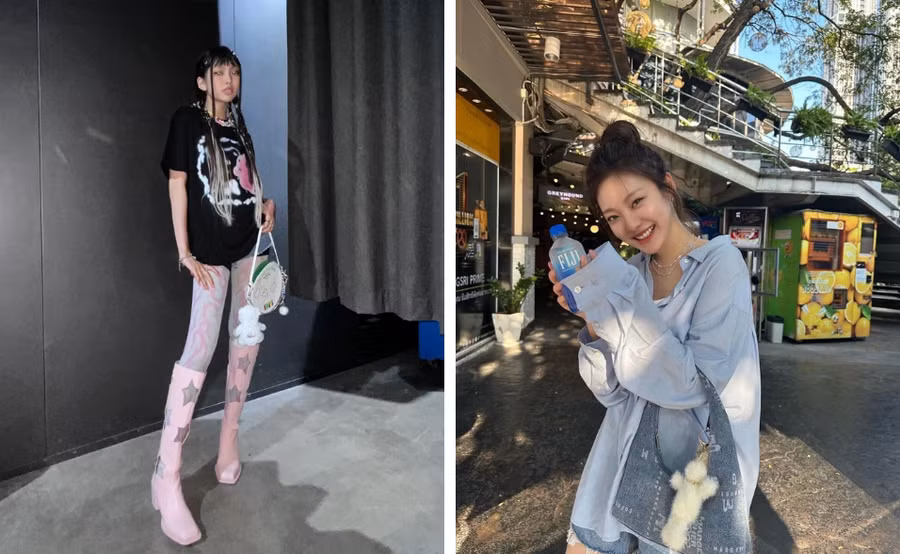 Hyein (NewJeans) và NingNing (aespa) mê mẩn móc khoá Hyein (NewJeans) và NingNing (aespa) mê mẩn móc khoá