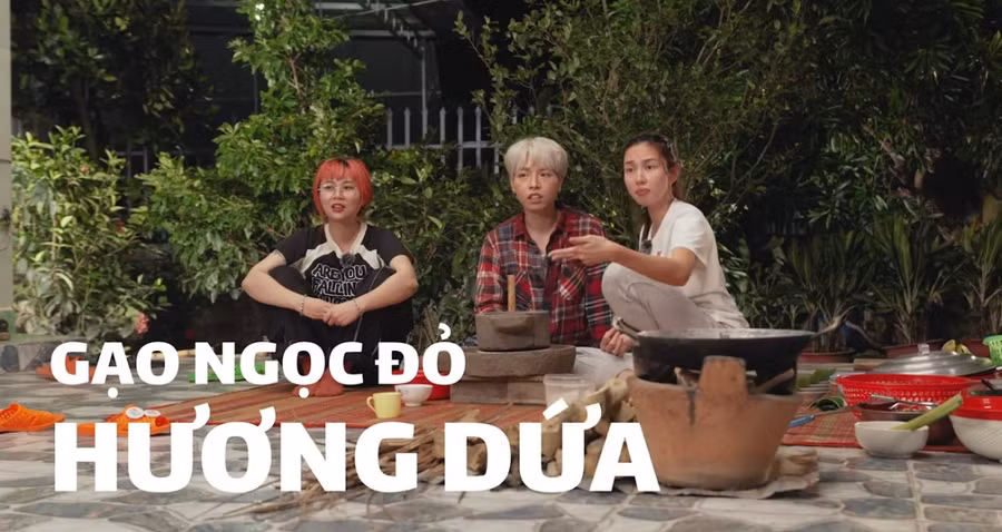 Thùy Tiên cùng Đức Phúc, MisThy trả lời câu hỏi về nông sản Việt.