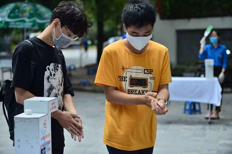 Mọi khâu bảo đảm an toàn cho thí sinh được thực hiện ở các điểm thi.