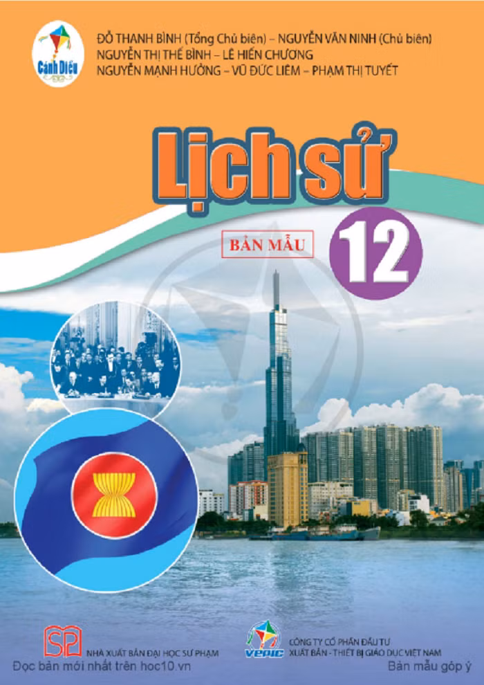 Bìa SGK Lịch sử 12 bản mẫu. Bìa SGK Lịch sử 12 bản mẫu.
