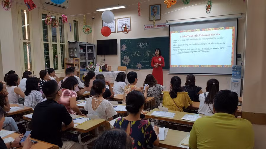 Đổi mới giáo dục đòi hỏi họp đầu năm thay đổi để phụ huynh nắm được những thông tin, yêu cầu. Ảnh: IT