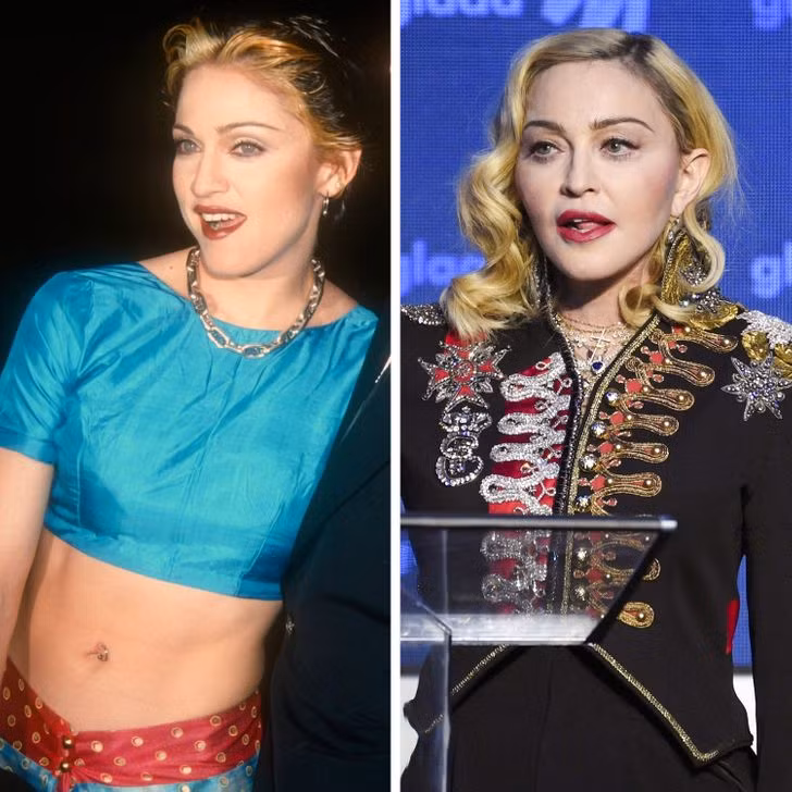 Madonna, 63 tuổi, 6 người con (4 người trong số đó là con nuôi).