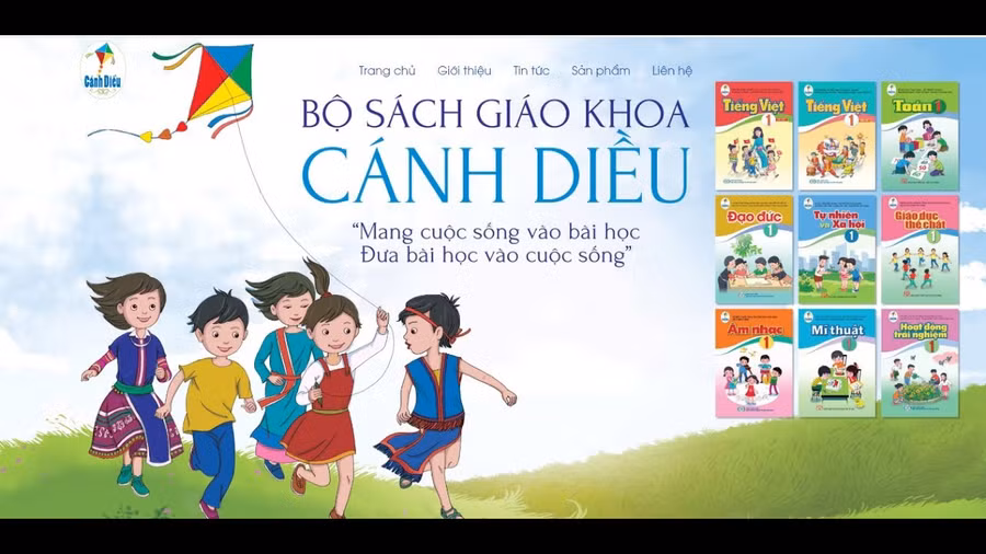Bộ sách giáo khoa Cánh Diều đề cao mục tiêu “Mang cuộc sống vào trong bài học – Đưa bài học vào trong cuộc sống”.