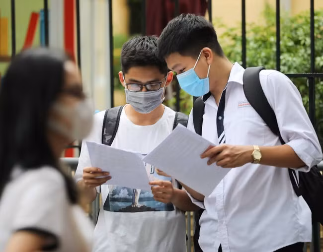 Thí sinh tham dự Kỳ thi tốt nghiệp THPT 2021. Ảnh: Internet