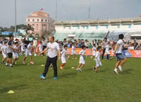 HLV Park Hang Seo “truyền lửa” bóng đá cho trẻ em An Giang ảnh 9 HLV Park Hang Seo “truyền lửa” bóng đá cho trẻ em An Giang ảnh 9