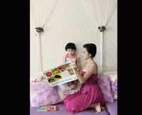Tiểu công chúa xinh đẹp của hoa hậu Nguyễn Thị Huyền