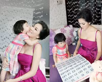 Tiểu công chúa xinh đẹp của hoa hậu Nguyễn Thị Huyền