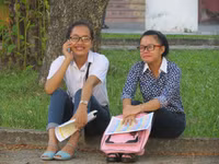 Sáng nay, thí sinh cả nước làm thủ tục dự thi THPT quốc gia ảnh 11 Sáng nay, thí sinh cả nước làm thủ tục dự thi THPT quốc gia ảnh 11