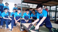 Học sinh hào hứng tham gia học tập trải nghiệm môn GDQP và AN ảnh 2