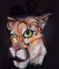 body painting, Shannon Holt
