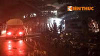 Ảnh khu công nghiệp Quang Minh chìm trong lửa đỏ ảnh 1