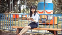 Nữ sinh Việt xinh xắn, viết chữ đẹp ảnh 12