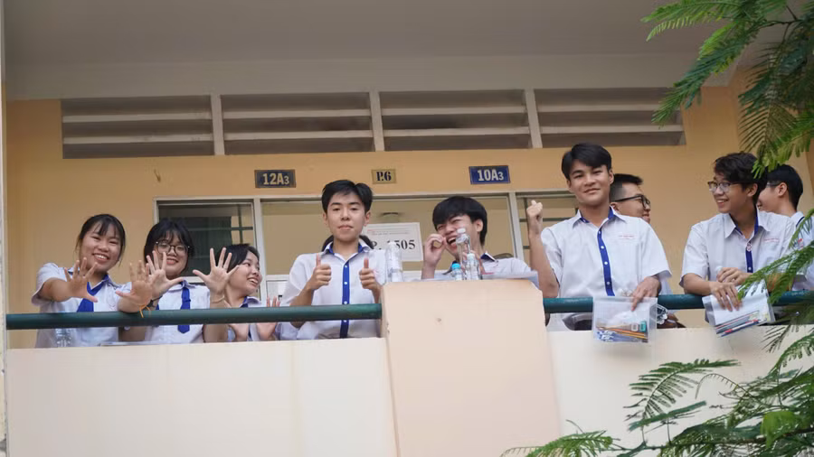Học sinh TP Cần Thơ tham gia Kỳ thi tốt nghiệp THPT năm 2025. Ảnh: Q. Ngữ.