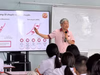 Giờ học tại Trường CĐ Viễn Đông.