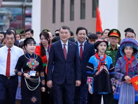 Thủ tướng Chính phủ Lê Minh Hưng dự và phát biểu tại Lễ khai giảng năm học 2026–2027 và khánh thành các trường phổ thông nội trú liên cấp tại các xã biên giới đất liền - Ảnh: chinhphu.vn/Nhật Bắc