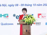 Cục trưởng Cục Hợp tác quốc tế Nguyễn Thu Thủy phát biểu bế mạc.
