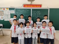 Học sinh Trường Tiểu học Phố Hiến (Hưng Yên).