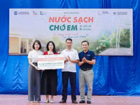 ‘Nước sạch cho em’ hoàn thành hành trình tại 5 điểm trường