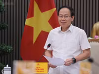 Phó Thủ tướng Chính phủ Lê Tiến Châu chủ trì cuộc làm việc về tiến độ sắp xếp các cơ sở giáo dục mầm non, giáo dục phổ thông - Ảnh: chinhphu.vn/Thu Sa