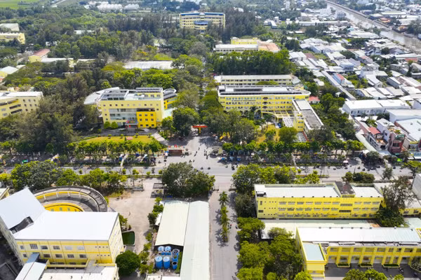 Một góc Đại học Trà Vinh