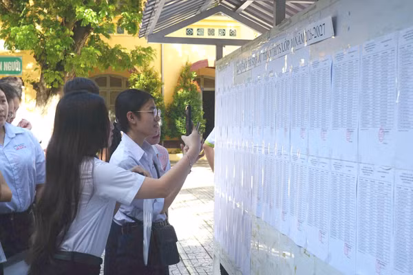 Cần Thơ công bố điểm chuẩn trúng tuyển vào lớp 10 năm học 2026 - 2027