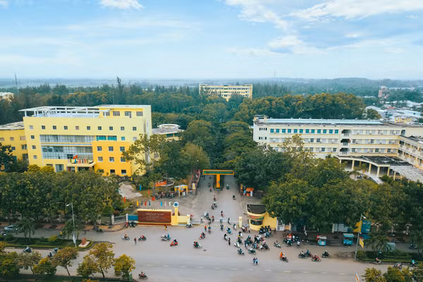 Một góc Đại học Trà Vinh.
