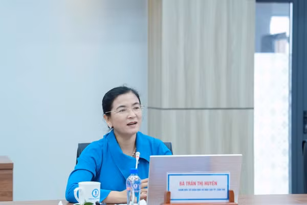 Bà Trần Thị Huyền, Giám đốc Sở GD&ĐT TP Cần Thơ.