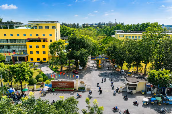 Một góc Đại học Trà Vinh.
