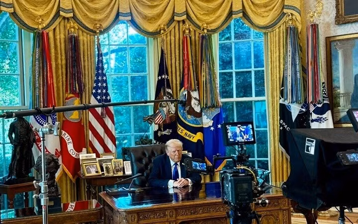 Tổng thống Trump, ngày 3/10 đã ra tối hậu thư yêu cầu Hamas trả lời trước tối 5/10 - đã phản hồi tích cực với thông báo này, viết trên Truth Social rằng, ông tin Hamas đã "sẵn sàng cho một HÒA BÌNH lâu dài". ong-trump.jpg