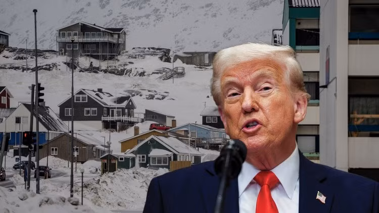 EU cũng đã xung đột với Washington khi Tổng thống Trump thúc đẩy việc sáp nhập Greenland, điều mà một số chính trị gia châu Âu cho rằng, có thể chấm dứt "một kỷ nguyên 80 năm của chủ nghĩa Atlantis". ong-trump.jpg