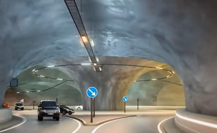 Một sự kết hợp tuyệt vời giữa nghệ thuật và kỹ thuật. Một đường hầm được truyền cảm hứng từ điêu khắc”, Teitur Samuelsen, Tổng giám đốc điều hành của Eystur-og Sandoyartunlar, công ty điều hành các đường hầm, cho biết. dg-ham-5.jpg