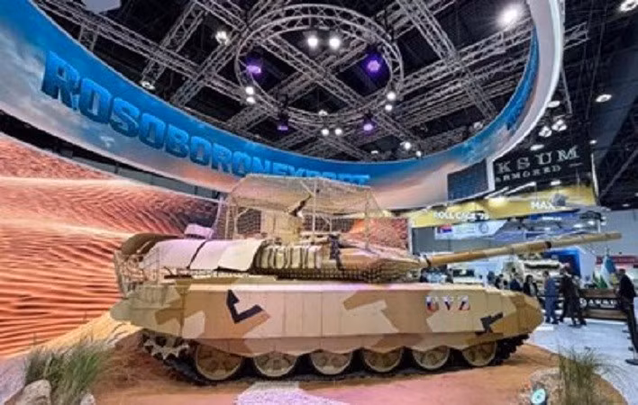 Uralvagonzavod ngày 13/9 thông báo cho biết, chiếc xe tăng T-90MS mới nhất này, được nâng cấp dựa trên kinh nghiệm từ cuộc xung đột Ukraine. tang-1.jpg