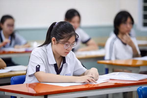 Thí sinh tham dự Kỳ thi tốt nghiệp THPT năm 2025. Ảnh: ITN