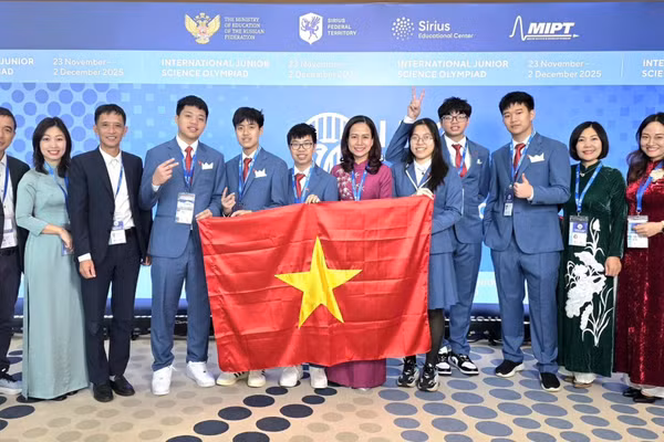 Đoàn học sinh Việt Nam tại IJSO 2025.
