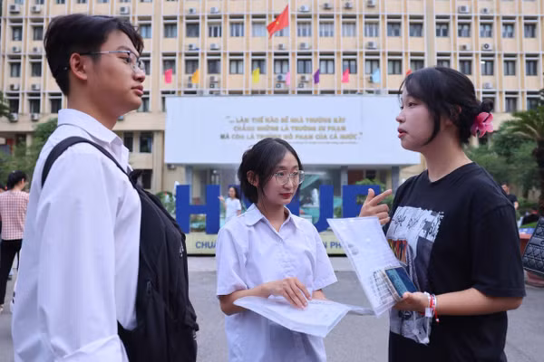Thí sinh tham dự kỳ thi đánh giá năng lực Trường Đại học Sư phạm Hà Nội. Ảnh minh họa: INT