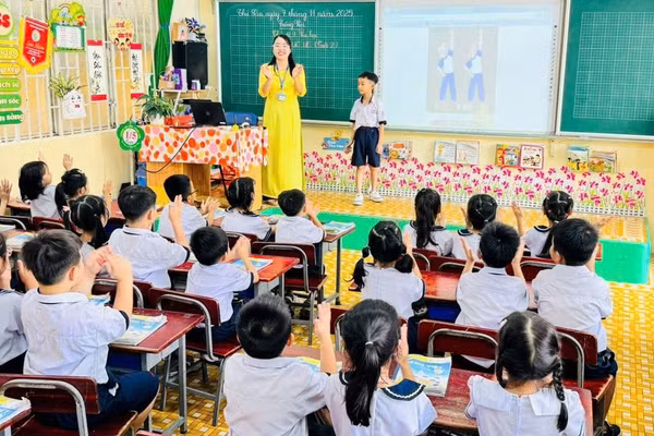 Cô Nguyễn Thị Thanh Thảo, giáo viên Trường Tiểu học Thuận Kiều (TP Hồ Chí Minh). Ảnh: NVCC