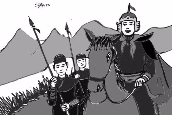 Từ một Hoàng giáp, Phạm Bảo chuyển sang ngạch võ quan, cầm quân đánh Nam dẹp Bắc.
