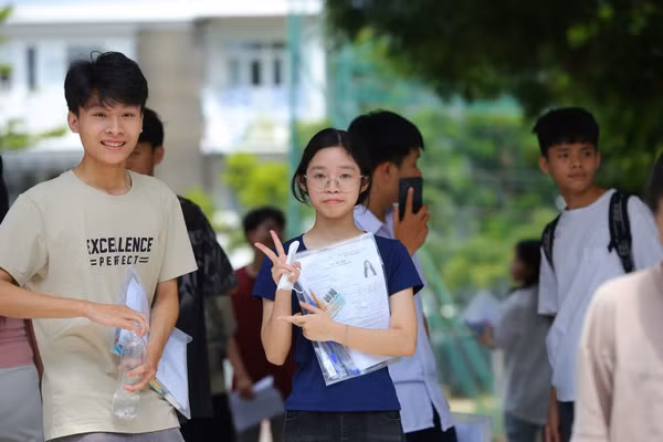 Thí sinh tham dự Kỳ thi tốt nghiệp THPT năm 2025 tại Đà Nẵng. Ảnh: Nhật Anh