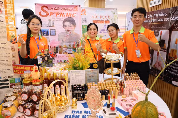 Dự án “P’PHẲNG GLOBAL GAC” của sinh viên Trường Đại học Kiên Giang. Ảnh: TG